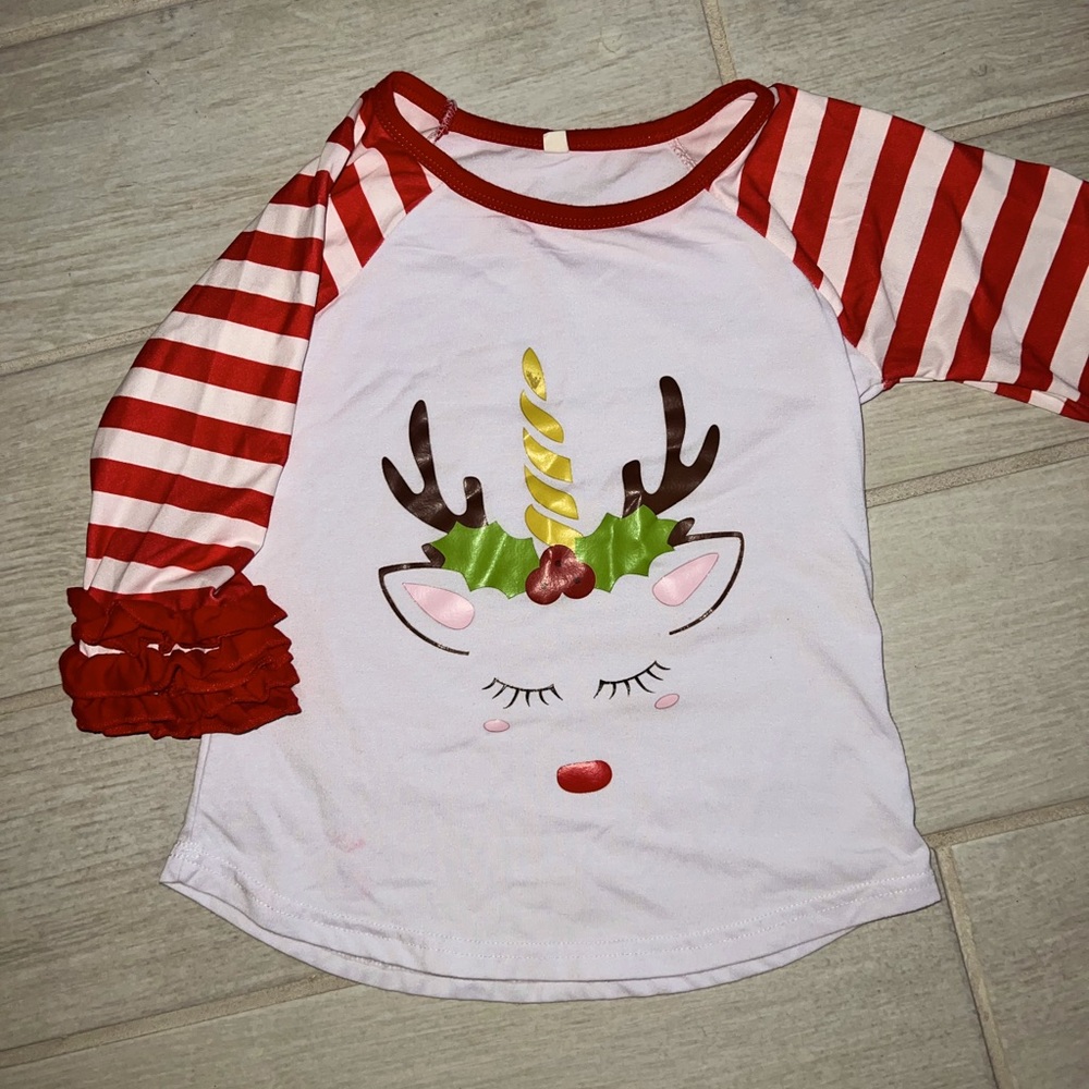Reindeer Unicorn Christmas Shirt